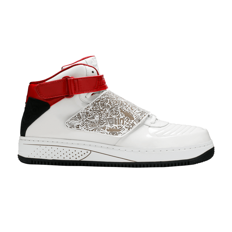 Air Jordan AJF 20 White Black Red