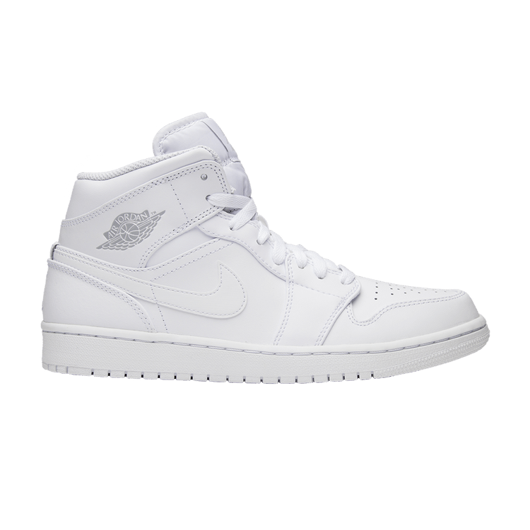 Air Jordan 1 Mid White/Pure Platinum
