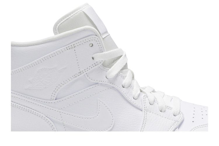 Air Jordan 1 Mid Triple White (2020)