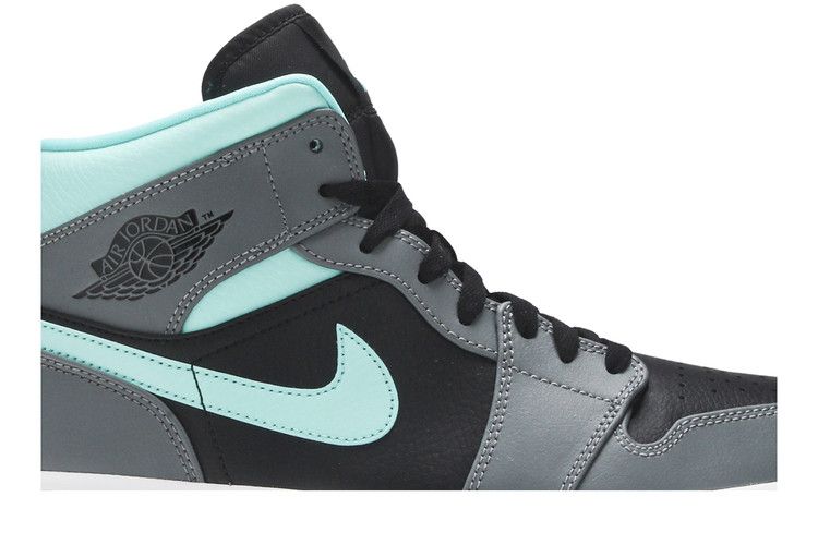 Air Jordan 1 Mid Grey Aqua