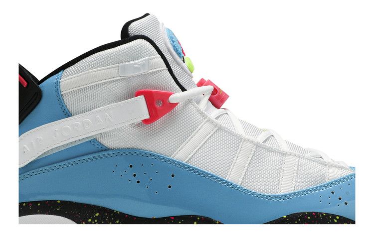 Air Jordan 6 Rings White Light Blue Fury Cyber