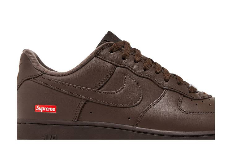 Nike Air Force 1 Low Supreme Baroque Brown Sneakers