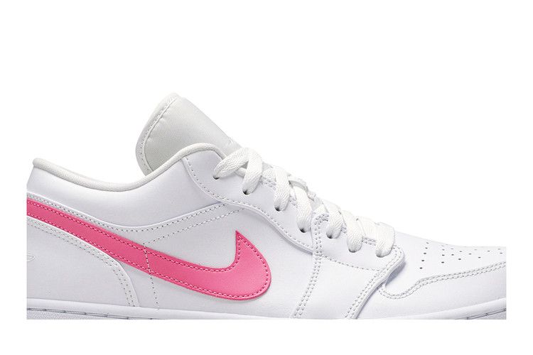 Air Jordan 1 Low White Multi-Color Swoosh