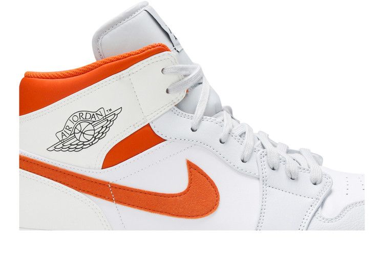 Air Jordan 1 Mid Starfish Pure Platinum