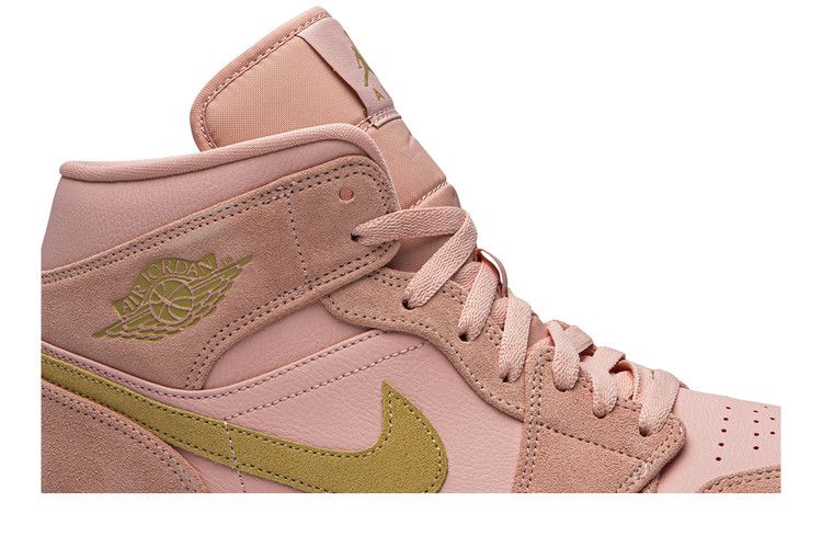 Air Jordan 1 Mid Coral Gold