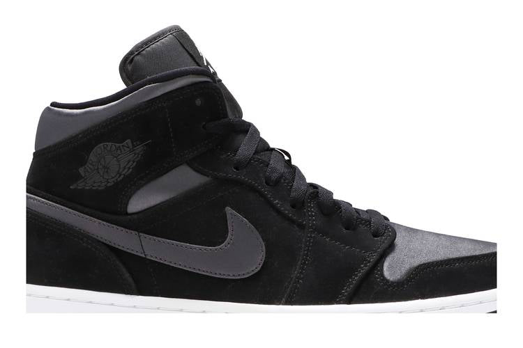 Air Jordan 1 Mid Nylon Black Anthracite