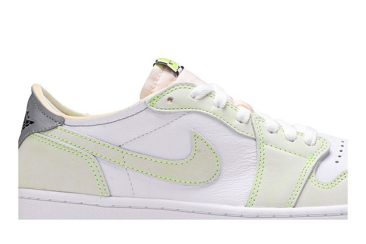 Air Jordan 1 Retro Low White Ghost Green Black