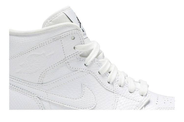 Air Jordan 1 Mid White Snakeskin (Women's)