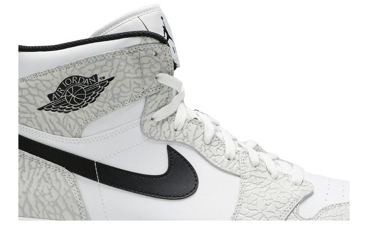 Air Jordan 1 Retro White Elephant Print