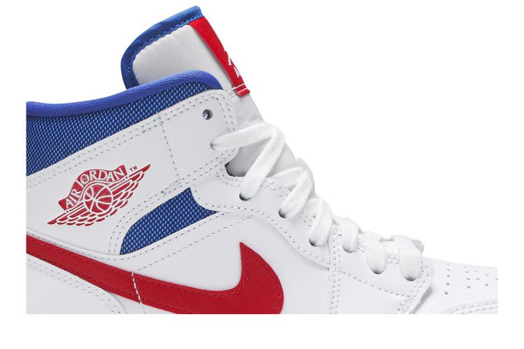 Air Jordan 1 Mid White Red Royal (Women's)