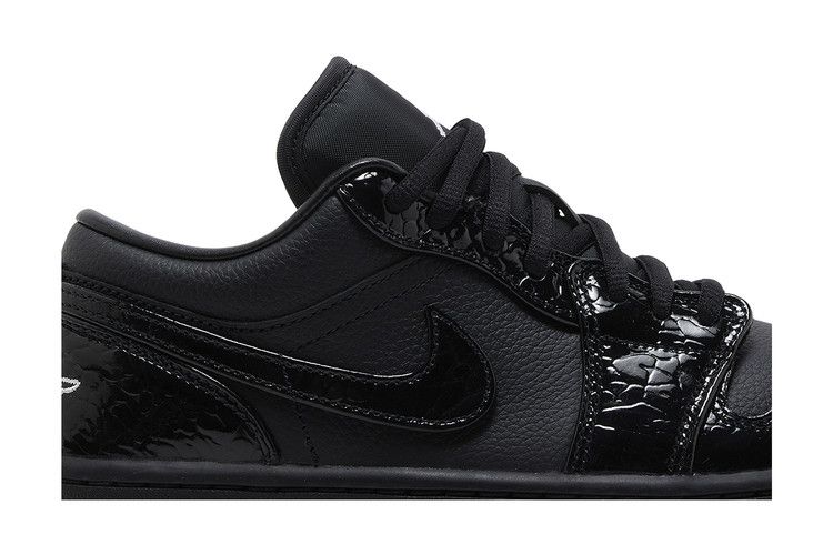 Air Jordan 1 Low SE Patent Elephant Black (Women's)
