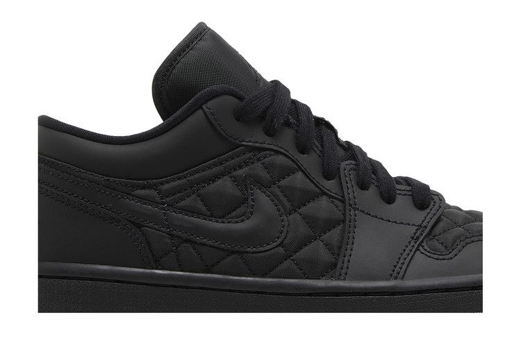 Air Jordan 1 Low Triple Black Quilted (Women's)
