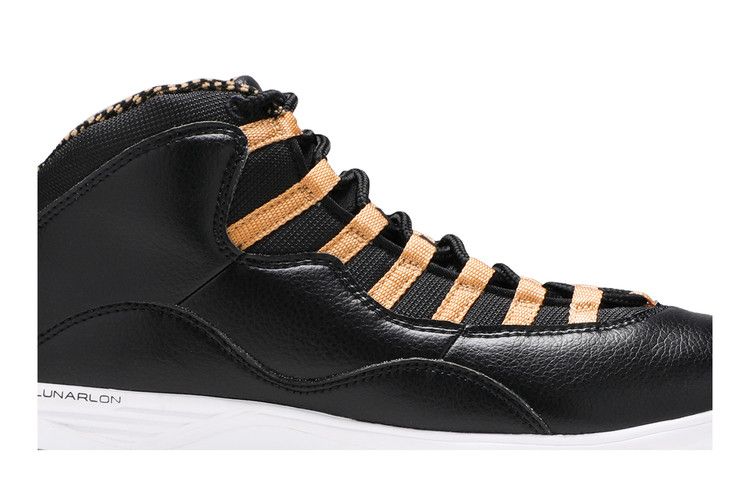 Air Jordan 10 TD Mid Black Metallic Gold
