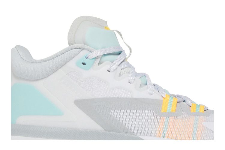 Air Jordan Zion 1 White Dynamic Turquoise