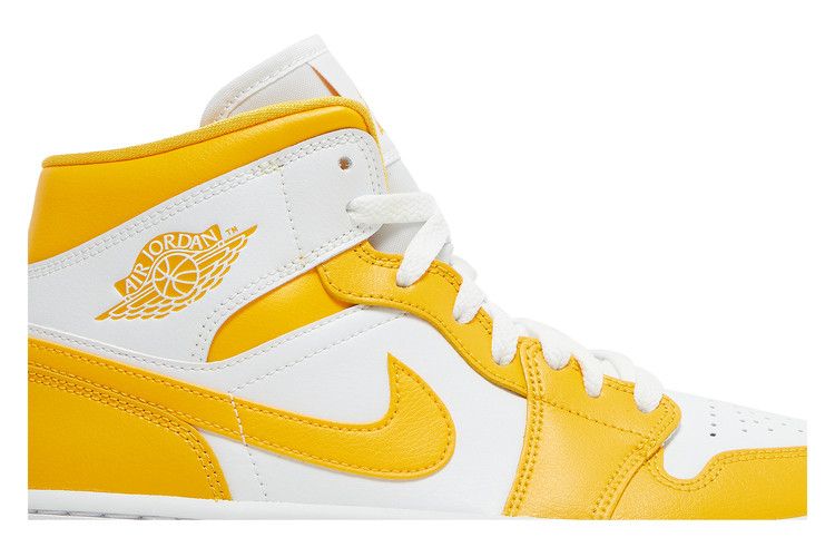 Air Jordan 1 Mid White University Gold (Women's)