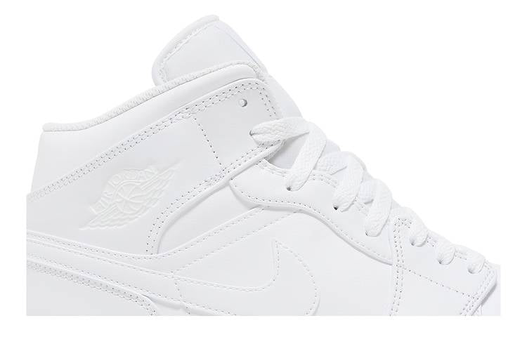 Air Jordan 1 Mid Triple White (2022/2023)