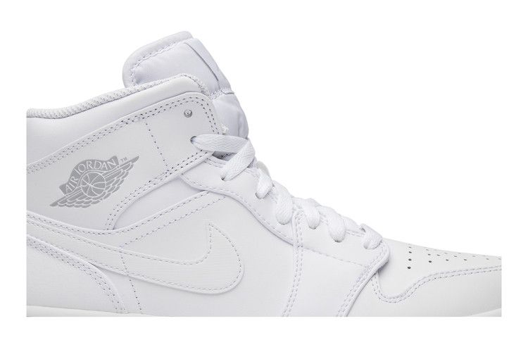 Air Jordan 1 Mid White/Pure Platinum
