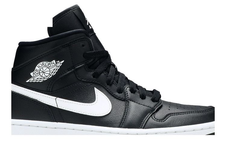 Air Jordan 1 Mid Black White (Women's)