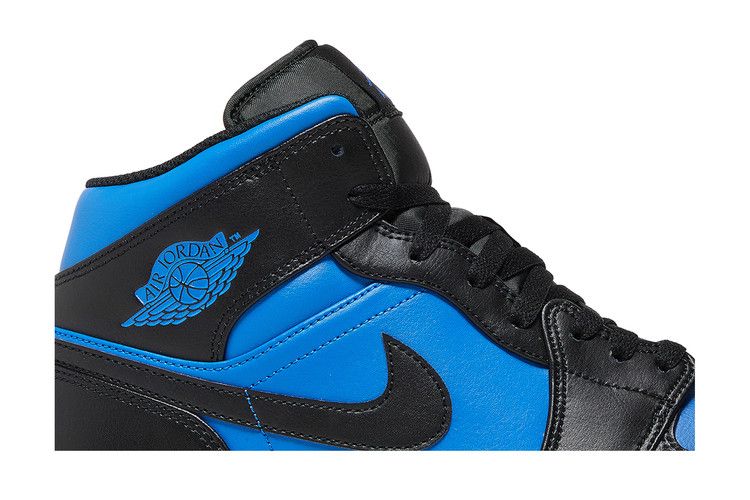 Air Jordan 1 Mid Black Royal Blue