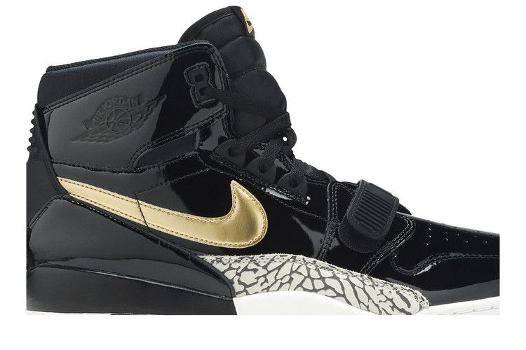 Air Jordan Legacy 312 Black Gold Patent