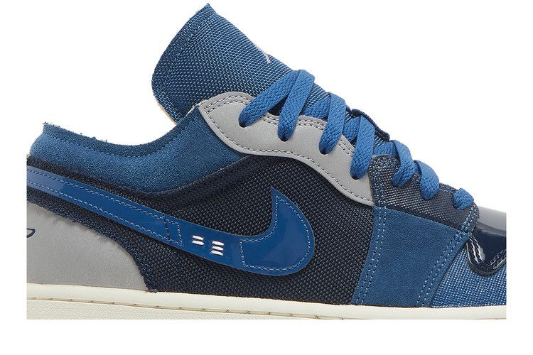 Air Jordan 1 Low SE Craft Obsidian French Blue Ashen Slate White