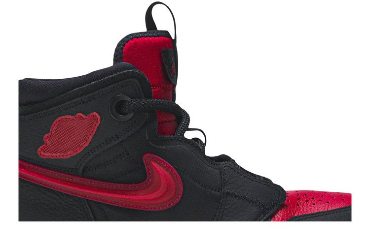Air Jordan 1 High React Black Noble Red