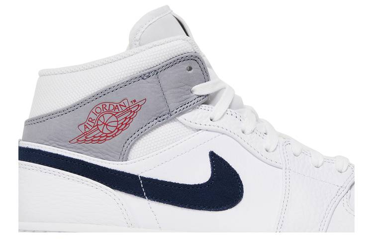 Air Jordan 1 Mid Paris White