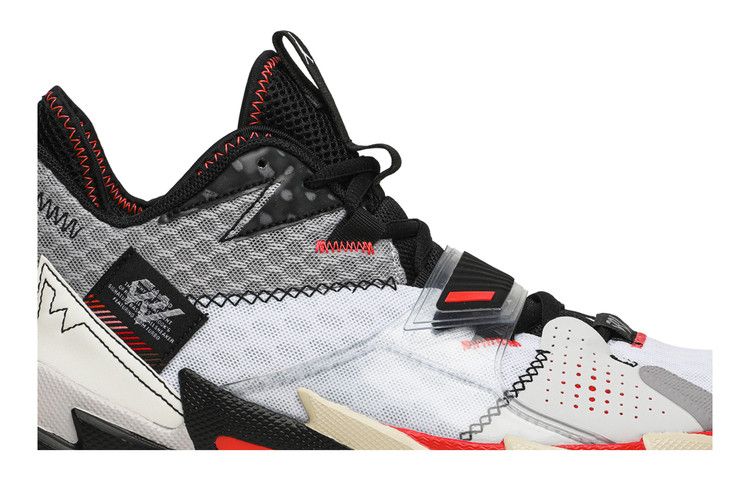 Air Jordan Why Not Zer0.3 White Bright Crimson Black