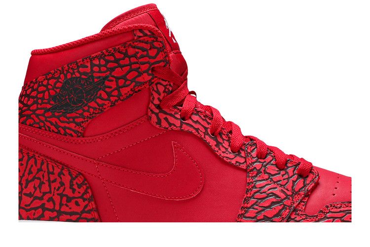 Air Jordan 1 Retro Red Elephant Print