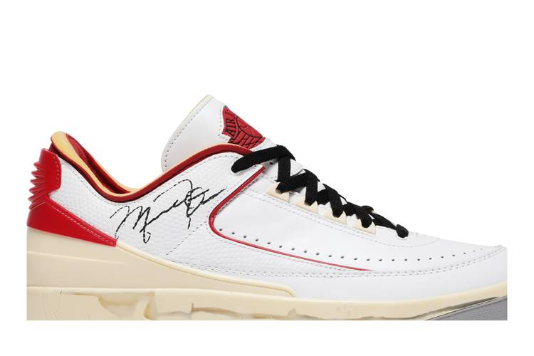 Air Jordan 2 Retro Low SP Off-White White Red