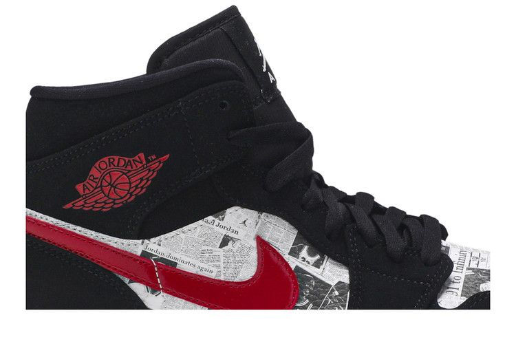 Air Jordan 1 Mid Newspaper Air Times