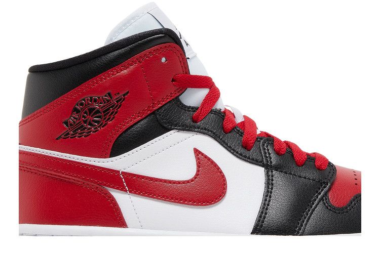 Air Jordan 1 Mid Alternate Bred Toe (Women's)