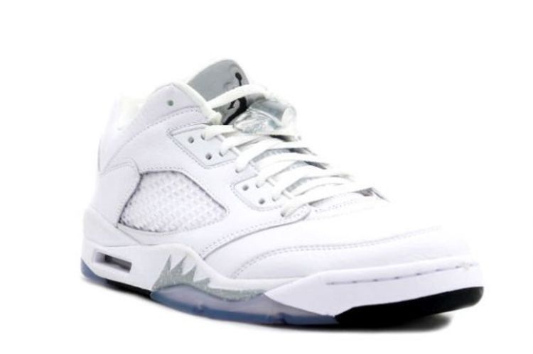 Air Jordan 5 Retro Low Metallic White (Women's)