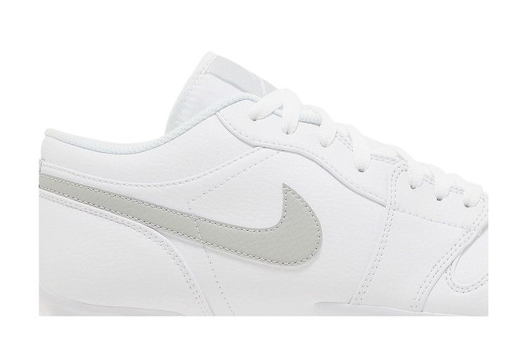 Air Jordan 1 Low TD Cleat White Grey Fog