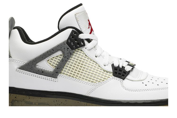 Air Jordan AJF 4 White Cement