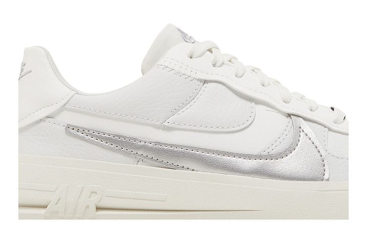 Nike Air Force 1 PLT.AF.ORM Summit White Metalic Silver (Women's)