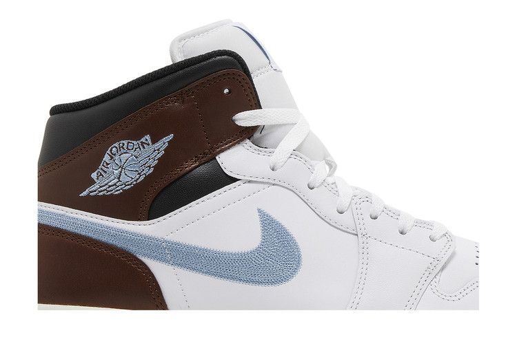 Air Jordan 1 Mid SE Brown Blue Grey