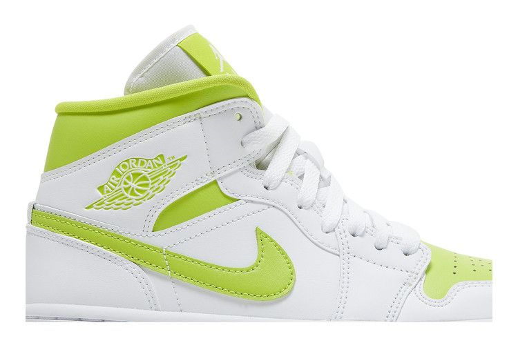 Air Jordan 1 Mid White Lime (Women's)