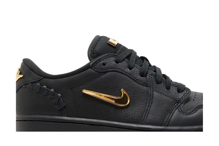 Air Jordan 1 Low Method of Make Black Metallic Gold (Women's)