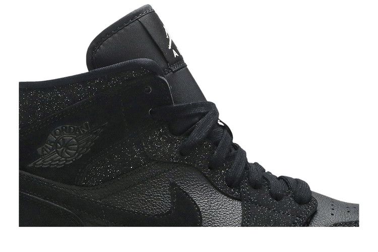 Air Jordan 1 Mid Glitter Black (Women's)