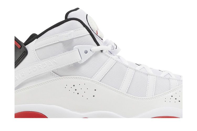 Air Jordan 6 Rings White University Red Black
