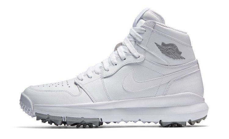 Air Jordan 1 Retro Golf Cleat White Metallic