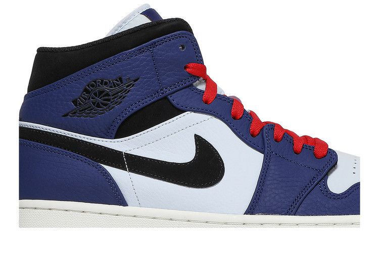 Air Jordan 1 Mid Deep Royal Blue Black