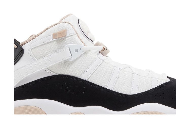 Air Jordan 6 Rings White Fossil Stone Black