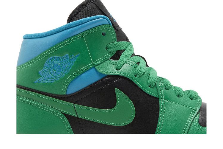 Air Jordan 1 Mid Lucky Green Aquatone (Women's)