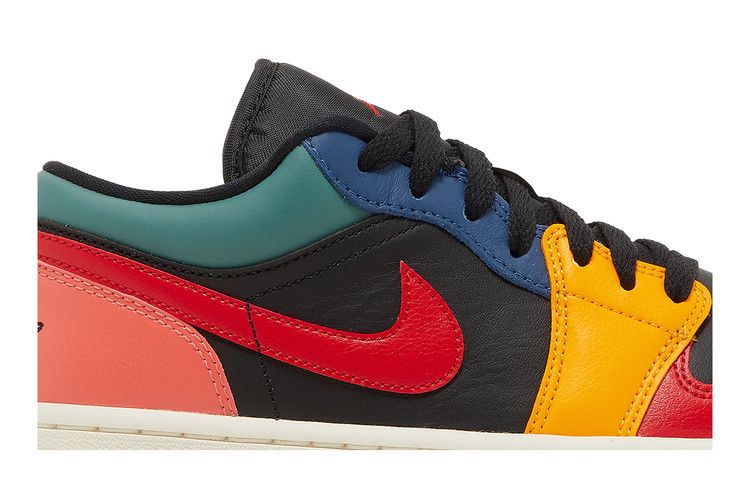Air Air Jordan 1 Low SE Black Multi-Color (Women's)