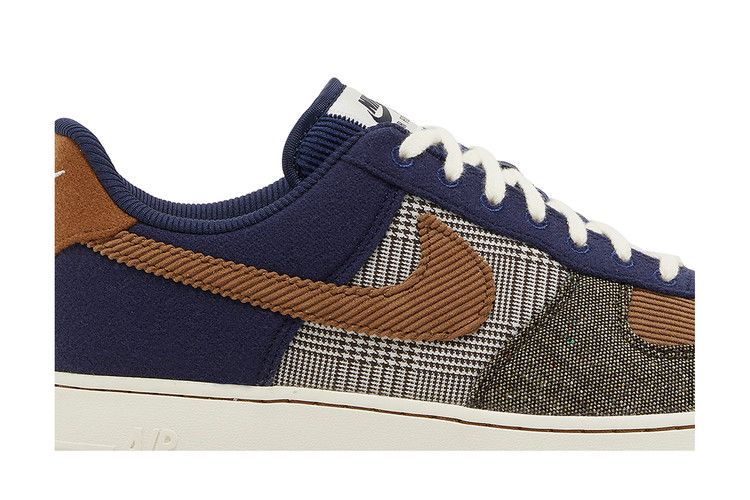 Nike Air Force 1 Low '07 PRM Tweed Midnight Navy Corduroy Sneakers