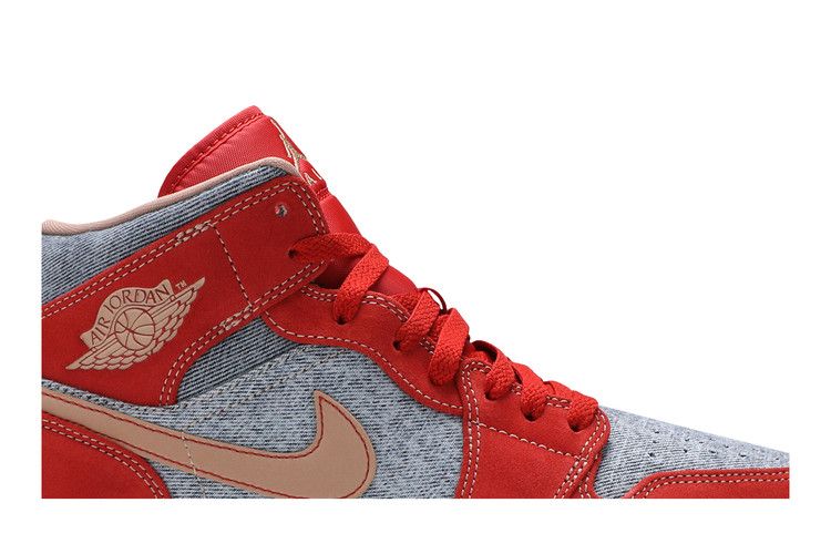 Air Jordan 1 Mid Denim Red