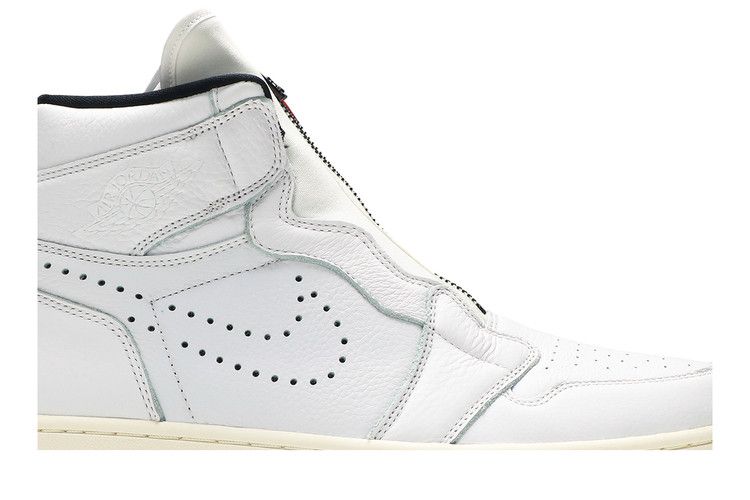 Air Jordan 1 Retro High Zip White University Red