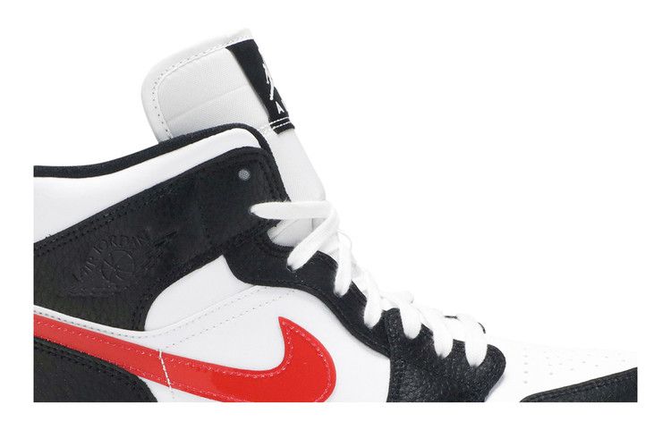 Air Jordan 1 Mid Alternate Swooshes Red Yellow (Women's)